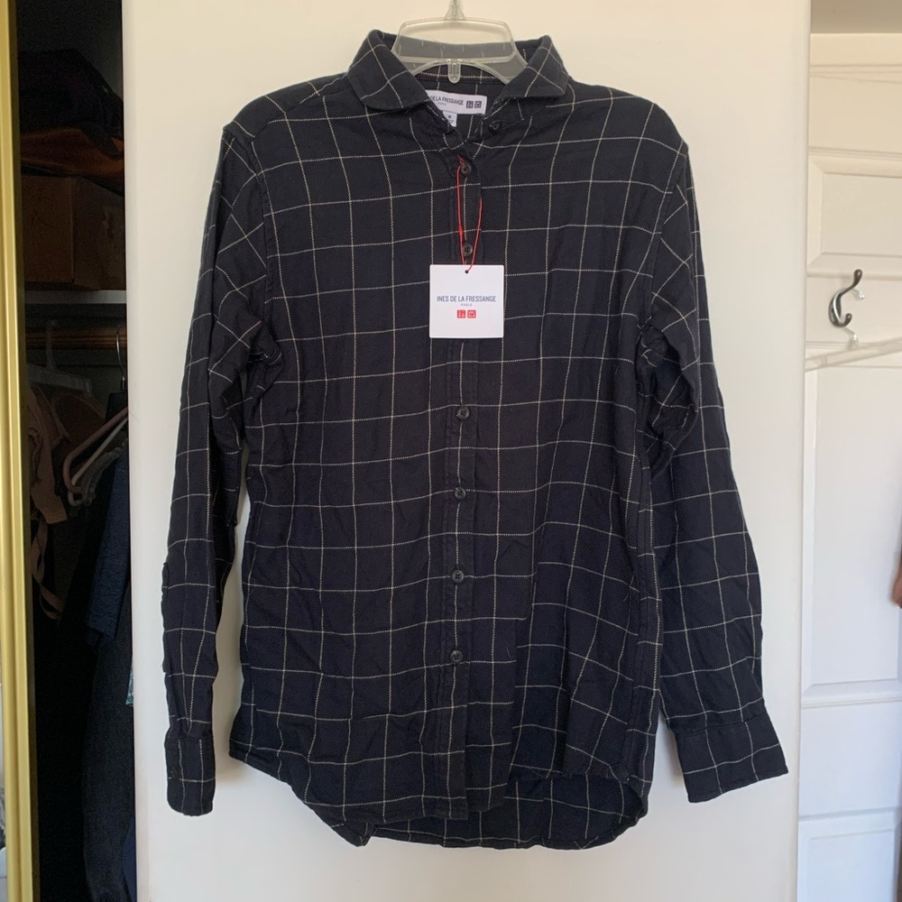 Uniqlo x IDLF Grid Flannel Button Down Shirts
